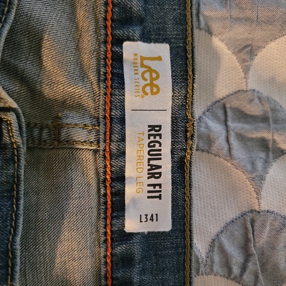 Men's Lee Reguar Fit Tapered Leg Jeans - Picture 3 of 4